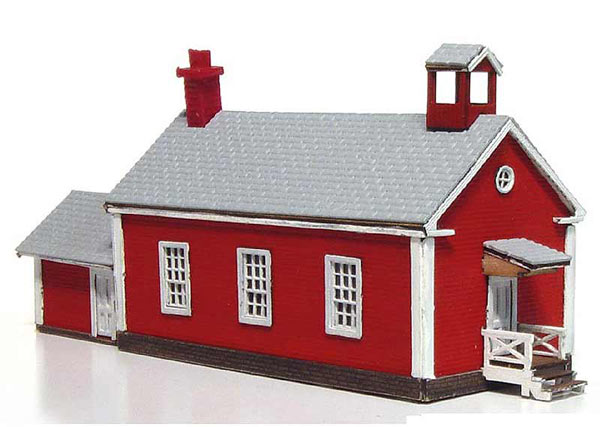 N Scale - Laser-Art - 844 - Municipal Structures - School House