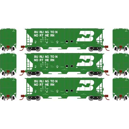 N Scale - Athearn - 25433 - Covered Hopper, 3-Bay, PS-2-CD 4427