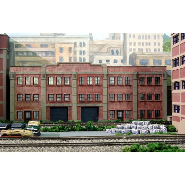 N Scale - Custom Model Railroads - 071 - Factory - Industrial Structures - ACME Corporation