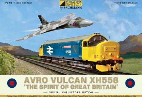 N Scale - Graham Farish - 370-375 - Diesel, European, Class 37/4 - British Rail - The Spirit of Great Britain
