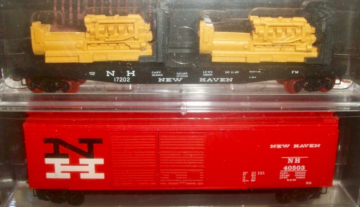 N Scale - Micro-Trains - NSC MTL 07-09 - Mixed Freight Consist - New Haven - 2 Car Set