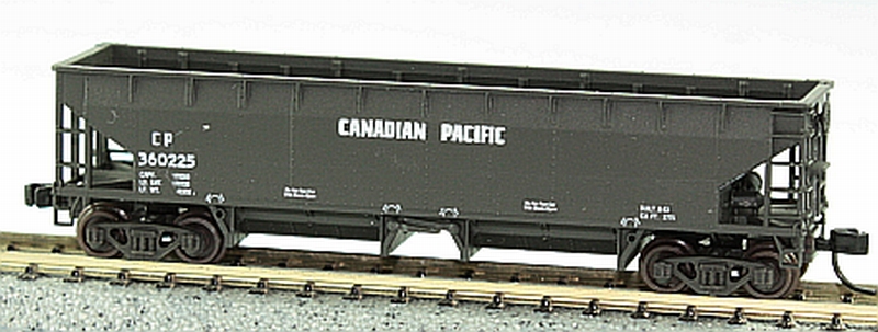 N Scale - True Line Trains - 826007 - Open Hopper, ACF Hart Ballast, 70 Ton - Canadian Pacific - 6-Pack
