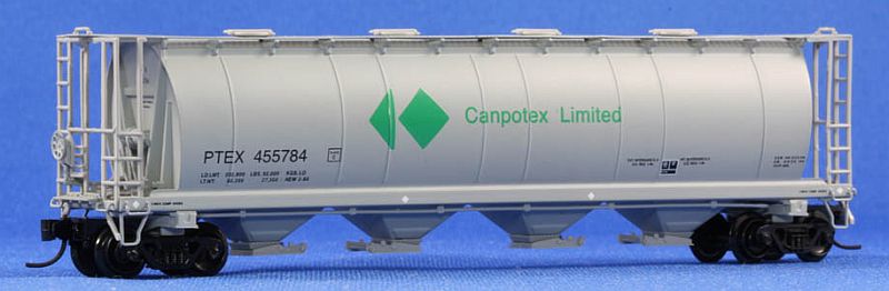 N Scale - North American Railcar - 11-10002002-12 - Covered Hopper, 4-Bay, Cylindrical HS 4550 - Canpotex - 455784
