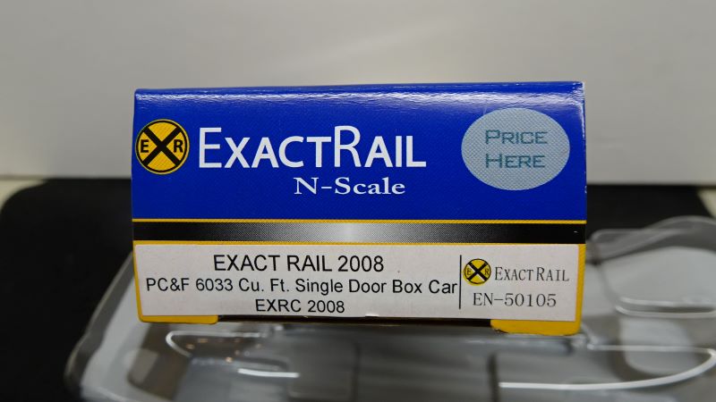 N Scale - ExactRail - EN-50105 - Boxcar, 50 Foot, PC&F 6033 c.f. - ExactRail - 2008