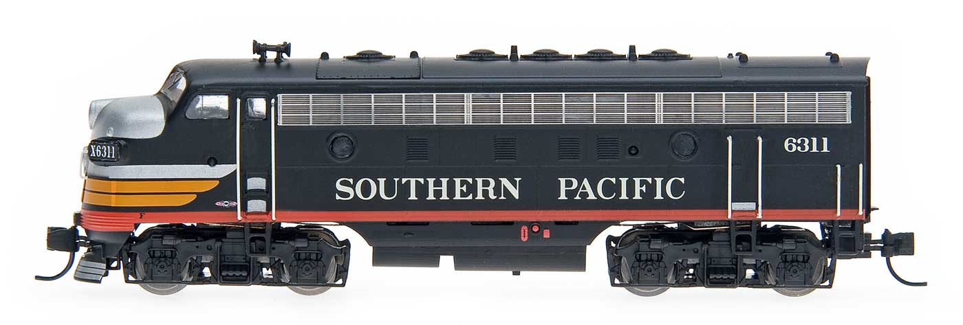N Scale - InterMountain - 69202-05 - Locomotive, Diesel, EMD F7 - Southern Pacific - 6304