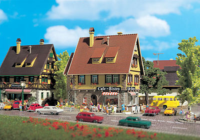 N Scale - Vollmer - 47695 - Structure, Building, Commercial, Cafe - Commercial Structures