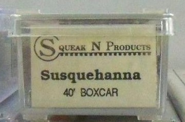 N Scale - Squeak N Products - 0035 - Boxcar, 40 Foot, PS-1 - Susquehanna - 404
