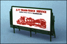 N Scale - Blair Line - 1426 - Signage, Billboard - Scenery - MKT