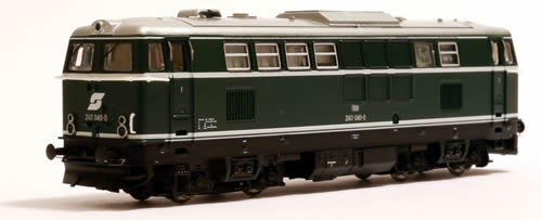 N Scale - Jägerndorfer - 61040 - Locomotive, Diesel,  ÖBB 2143 - ÖBB (Austrian Federal Railways) - 2143 040-0