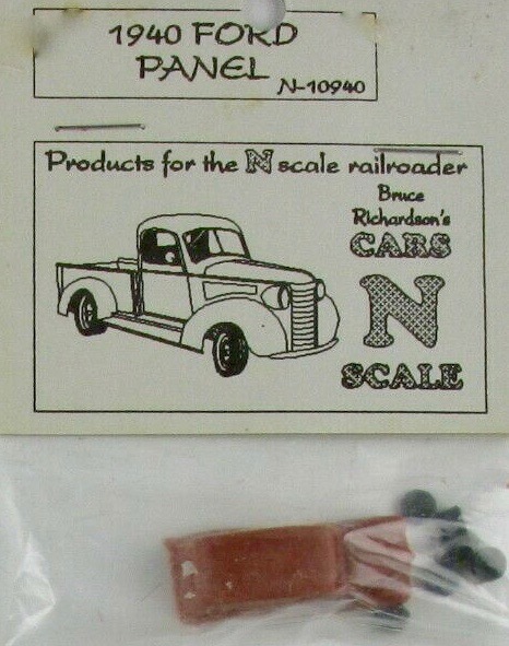 N Scale - Bruce Richardson - 10940 - Vehicle, Ford, Panel - Painted/Unlettered