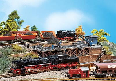 N Scale - Faller - 222148 - Structure, Industrial,Coal-Tipping Platform - Railroad Structures