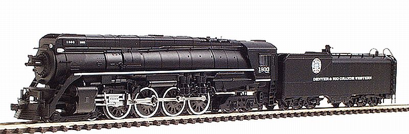 N Scale - Con-Cor - 0001-003895 - Locomotive, Steam, 4-8-4 GS-4 - Rio Grande - 1803