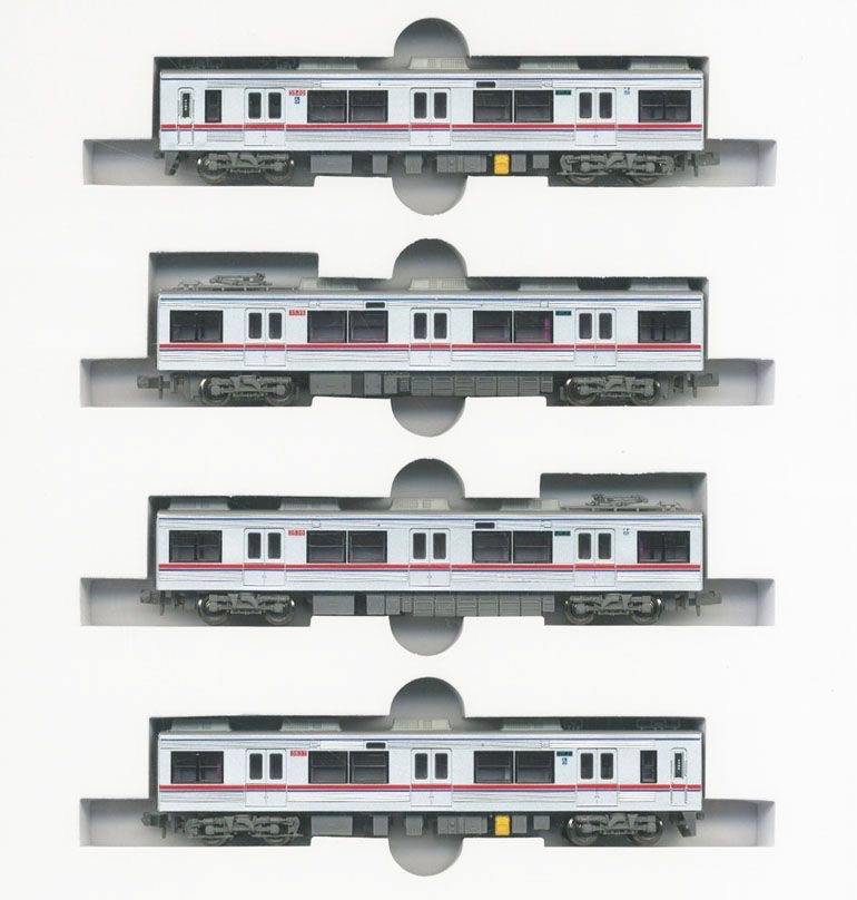N Scale - Micro Ace - A6044 - Passenger Train, Electric, Type 3500 - Japanese National Railways - 4-Pack