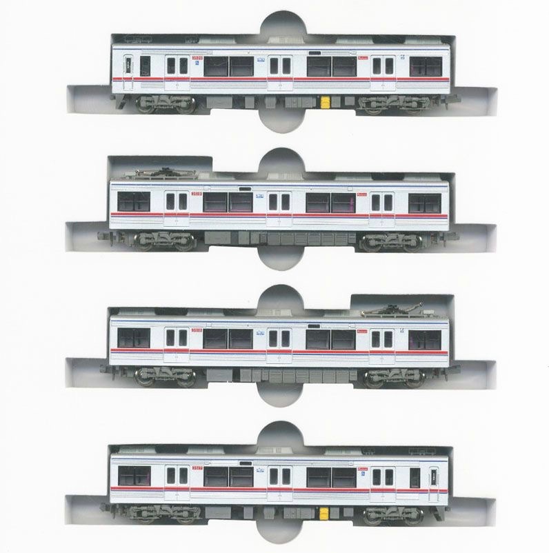 N Scale - Micro Ace - A6038 - Passenger Train, Electric, Type 3500 - Japanese National Railways - 4 Car Add-On Set