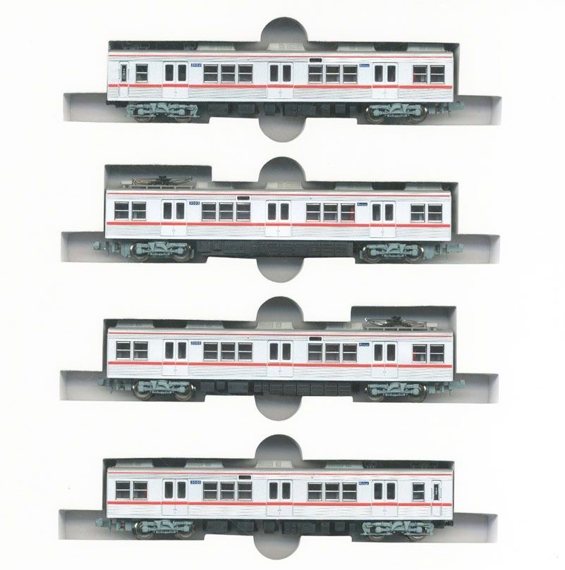 N Scale - Micro Ace - A6030 - Passenger Train, Electric, Type 3500 - Japanese National Railways - 4-Pack