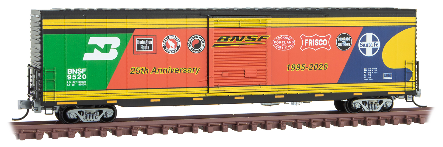 MICRO TRAINS 468 00 141 BNSF 48FT RIBBED CONTAINER # 280865 MINT 