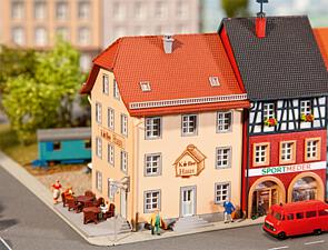N Scale - Faller - 232332 - Structure, Building, Commercial, Cafe - Commercial Structures