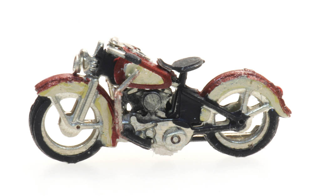 N Scale - Artitec - 316.087 - Vehicle, Motorcycle, American - Painted/Unlettered