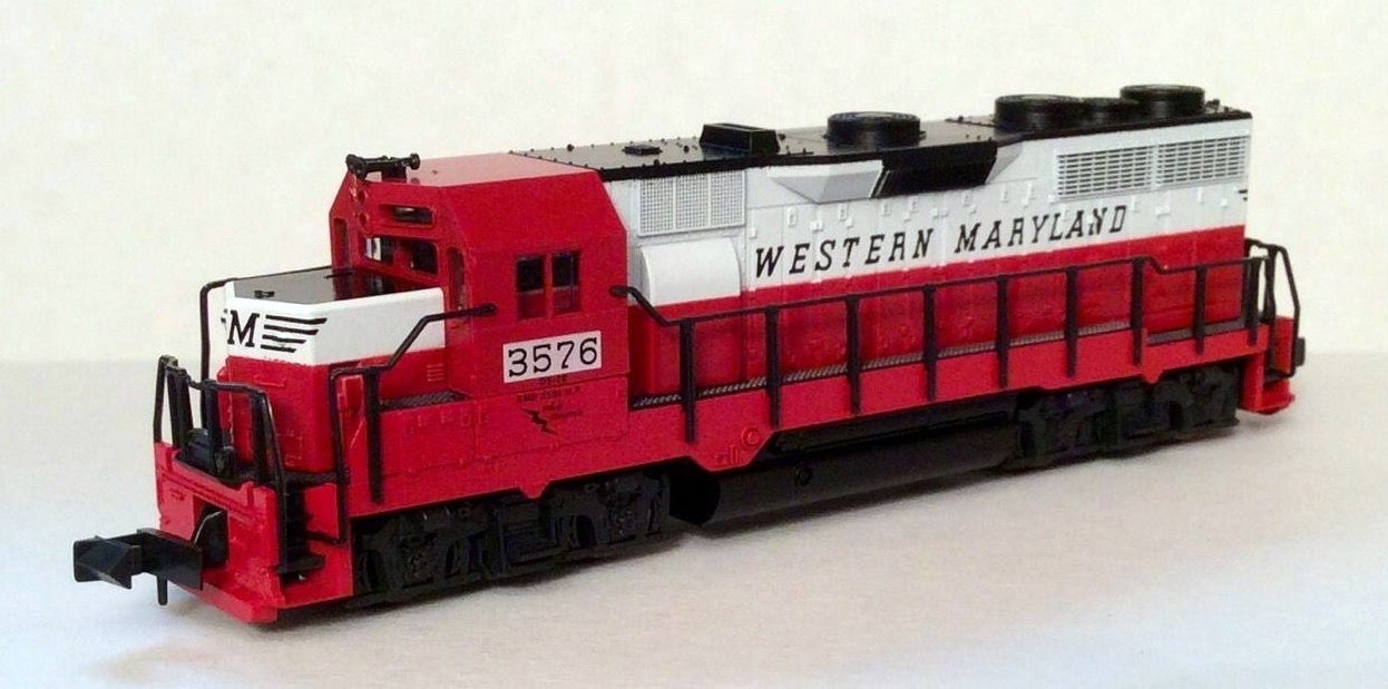 N Scale - Atlas - 4619 - Locomotive, Diesel, EMD GP35, Ph.1A - Western Maryland - 3576