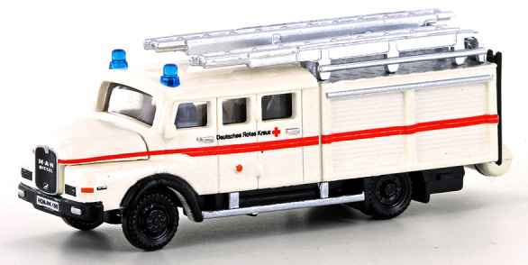 N Scale - Lemke - LC4223 - Truck, Fire Engine, MAN LF 16-TS - Fire and Rescue