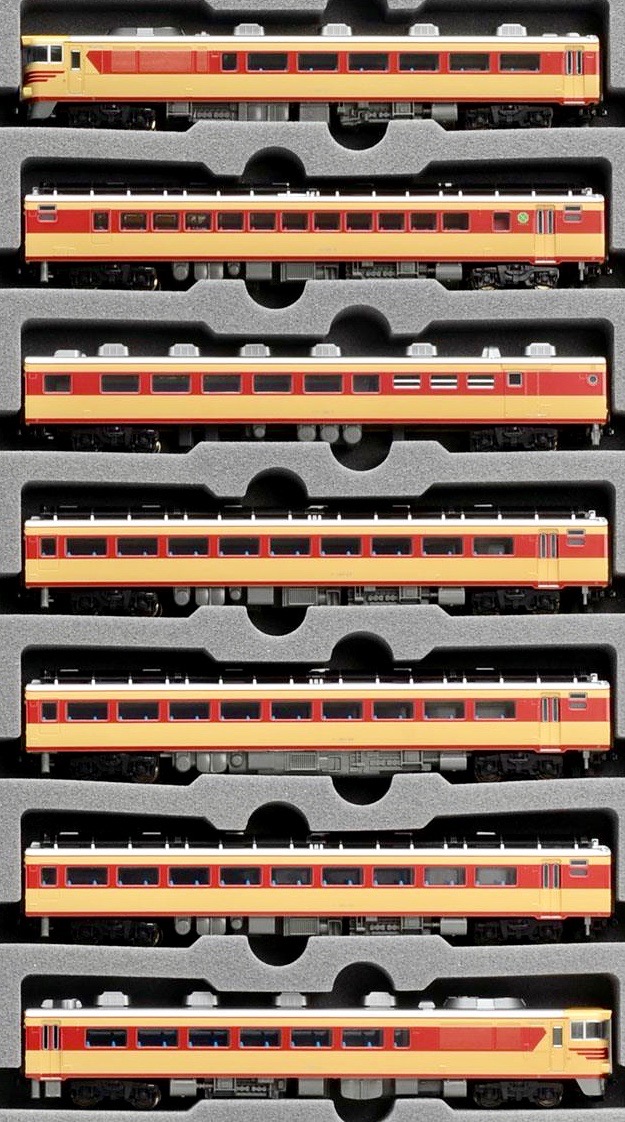 N Scale - Kato - 10-1253 - Passenger Train, Diesel, KIHA181 - Japanese National Railways - 7-Pack
