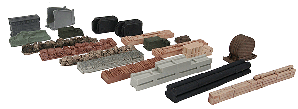 N Scale - Micro-Trains - 499 43 995 - Load,Lumber, Stone, Scrap, Pipe - Undecorated - 20-Pack