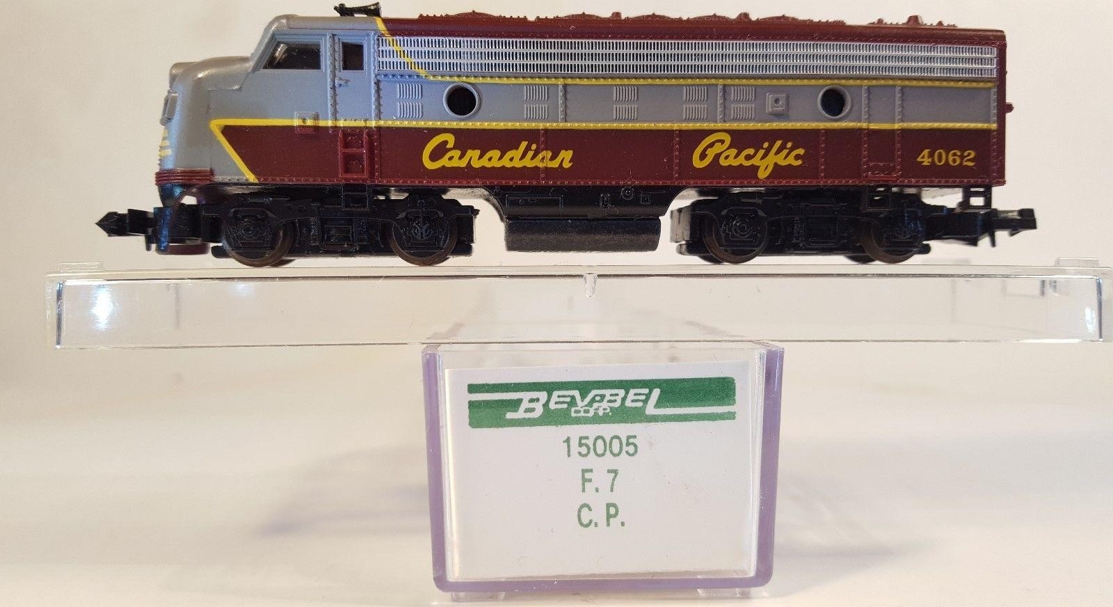 N Scale - Bev-Bel - 15005 - Locomotive, Diesel, EMD F7 - Canadian Pacific - 4062