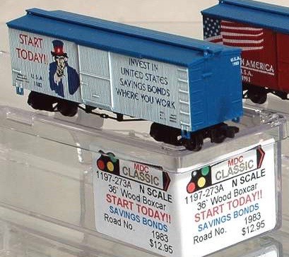N Scale - AJ California Crossing - 1197-273A - Boxcar, 36 Foot, Wood Truss - Painted/Lettered - 1983