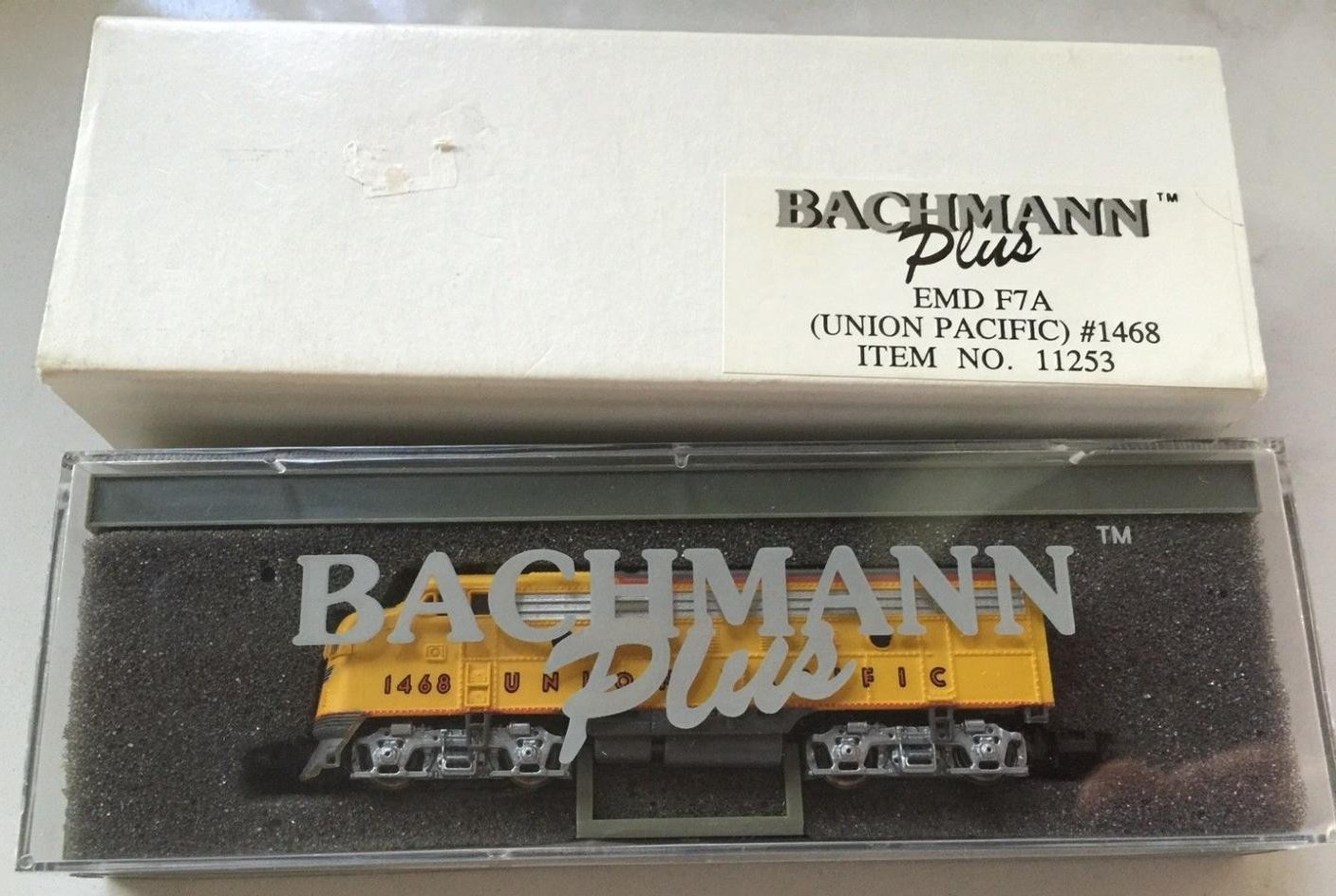 N Scale - Bachmann - 11253 - Locomotive, Diesel, EMD F7 - Union Pacific - 1468