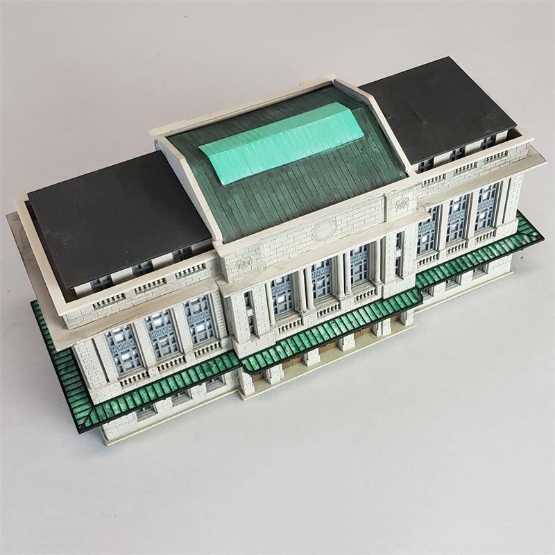 N Scale - Custom Model Railroads - 098 - Structure, Building, Railroad, Station - Railroad Structures - City Station