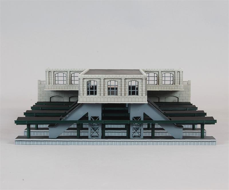 N Scale - Custom Model Railroads - 100 - Structure, Building, Railroad, Station - Railroad Structures - City Station Concourse