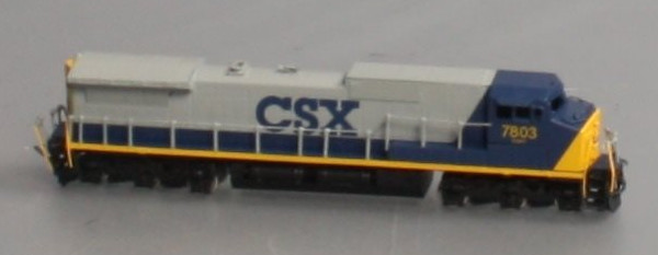 N Scale - Hallmark Models - 588 - Locomotive, Diesel, GE Dash 8 - CSX Transportation - 7803