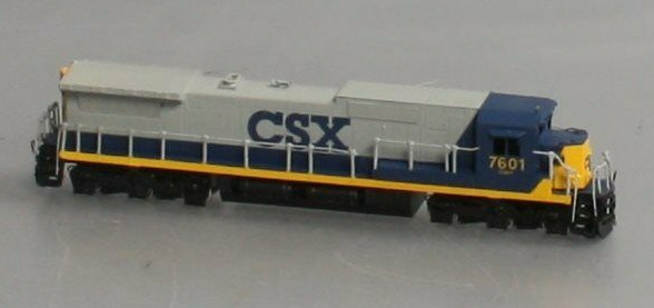N Scale - Hallmark Models - 585 - Locomotive, Diesel, GE Dash 8 - CSX Transportation - 7601