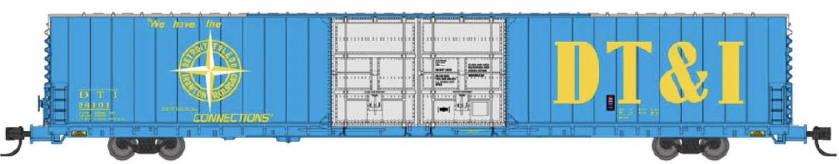 N Scale - Bluford Shops - 86640 - Boxcar, 85 Or 86 Foot, Auto Parts ...