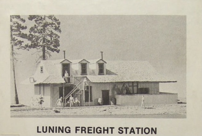 N Scale - Muir Models - 508-1695 - Structure, Railroad, Freight Station - Railroad Structures - Luning Freight Station