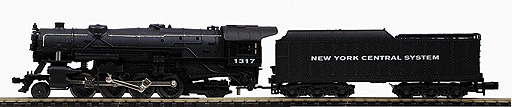 N Scale - Con-Cor - 0003-028206 - Locomotive, Steam, 2-8-2 Heavy Mikado - New York Central - 1317