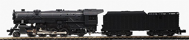 N Scale - Con-Cor - 0003-028207 - Locomotive, Steam, 2-8-2 Heavy Mikado - Undecorated