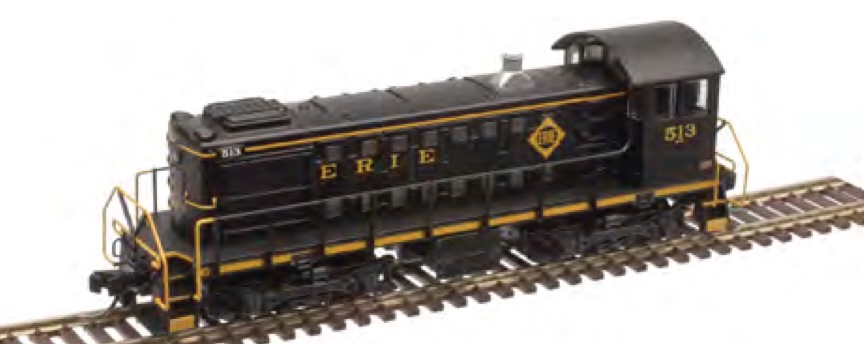 N Scale - Atlas - 40 004 676 - Locomotive, Diesel, Alco S-2 - Erie - 513