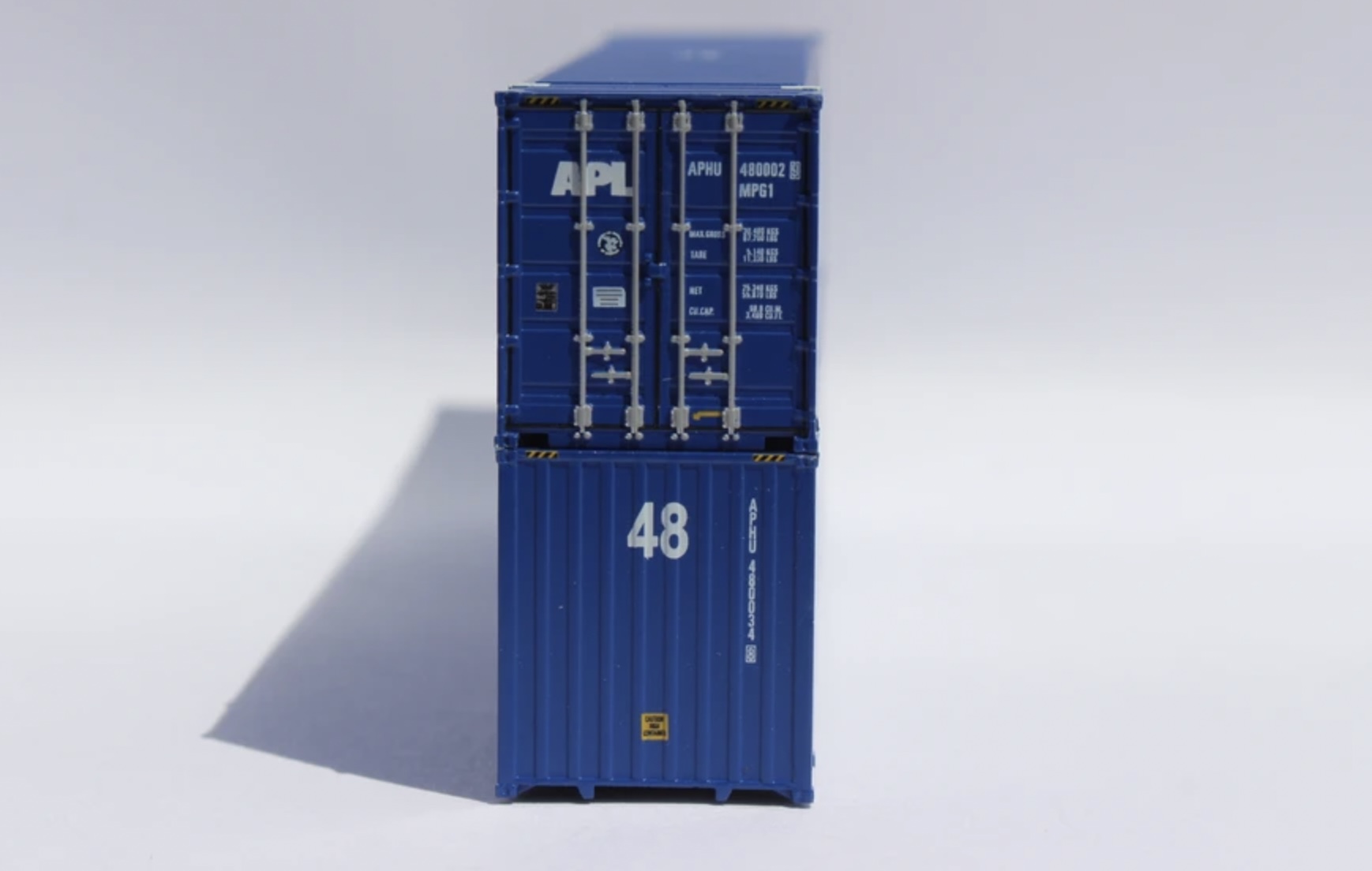 N Scale - Jacksonville Terminal - 485004 - Container, 48 Foot - APL Logistics - 2-Pack