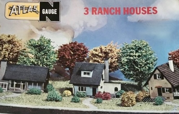 N Scale - Atlas - 2855 - Structure, Building , Residential, House - Residential Structures