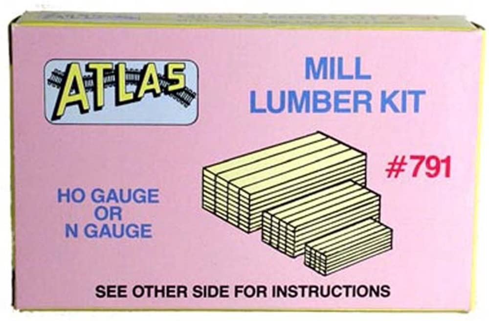 N Scale - Atlas - 791 - Accessory, Lumber Stack - Painted/Unlettered