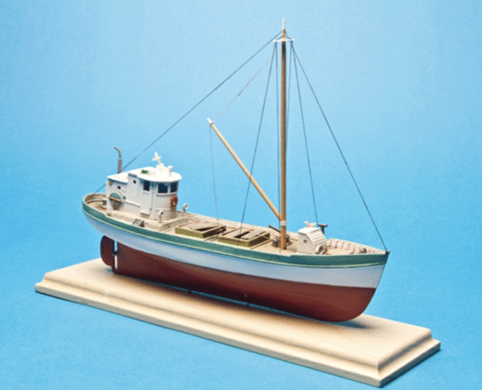 N Scale - Sea Port Model Works - M48 - Boat, Sardine Carrier - Undecorated