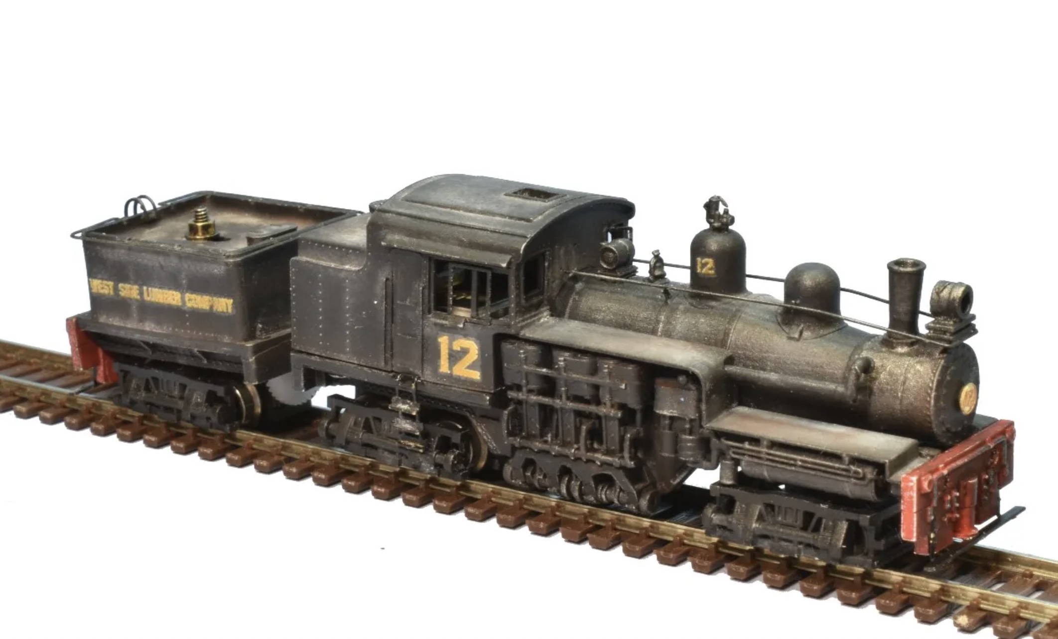 N Scale - Showcase Miniatures - 5016 - Locomotive, Steam, 3-Truck Shay - Undecorated - Class C Shay Locomotive Shell Kit