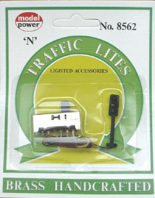 N Scale - Model Power - 8561 - Accessories, Traffic Lights - Painted/Unlettered - Traffic Lites