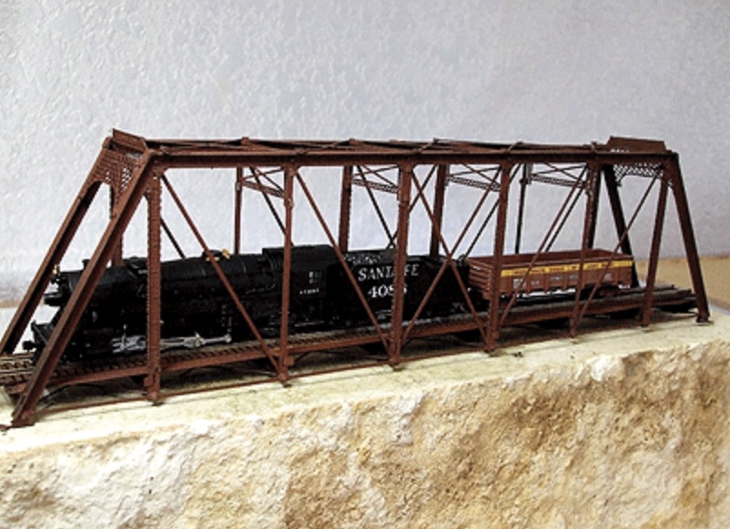 N Scale - Micron Art - N2083 - Structure, Railroad, Bridge, Truss - Railroad Structures