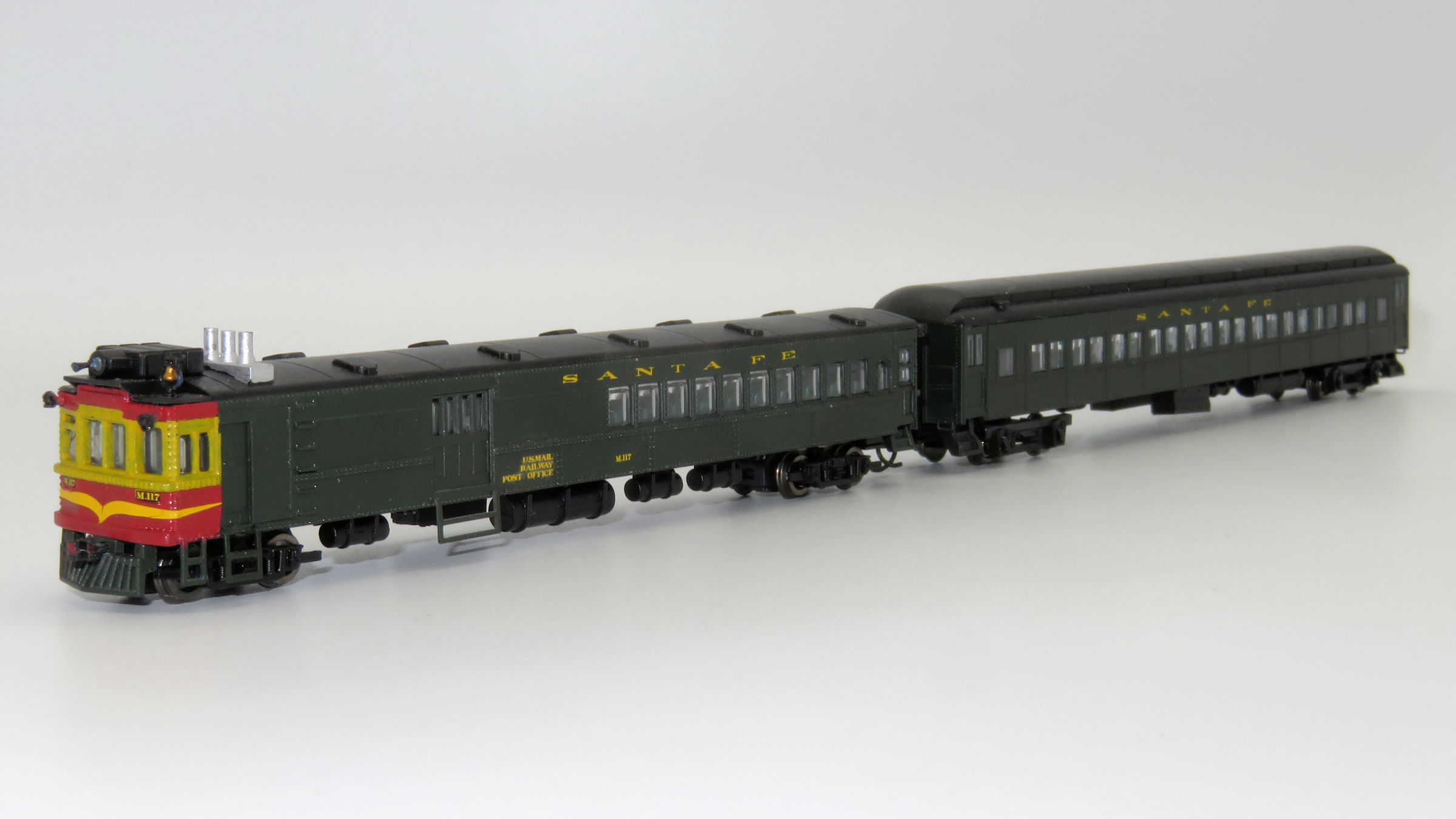 N Scale - Bachmann - 81465-Custom-2 - Railcar, Gas-Electric, Dood...