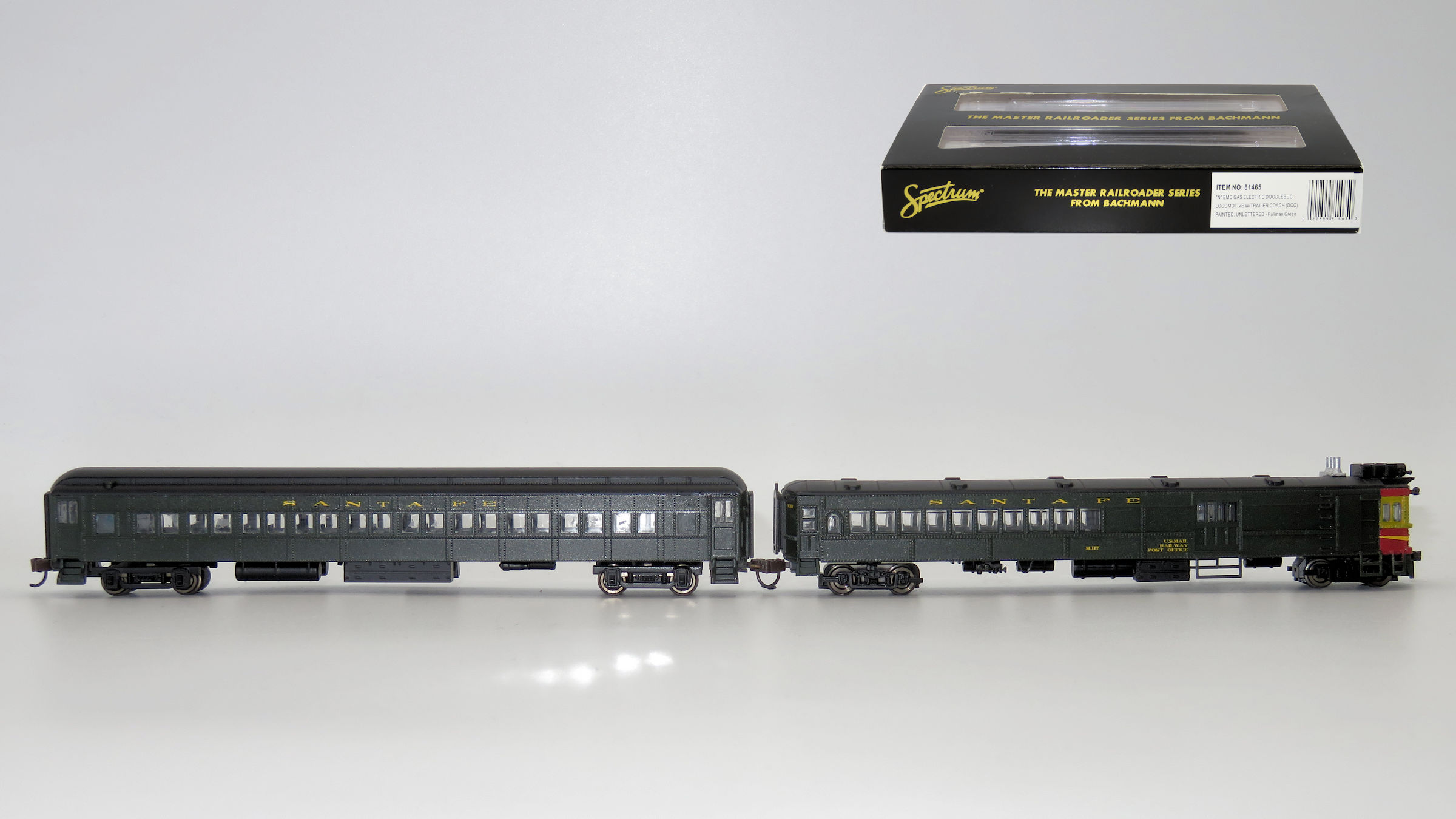 N Scale - Bachmann - 81465-Custom-2 - Railcar, Gas-Electric, Dood...