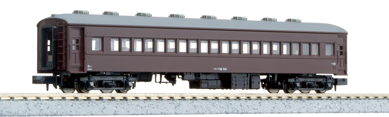 N Scale - Kato - 5257 - Passenger Car, Coach, Suhafu32 - Japanese National Railways - 32 321