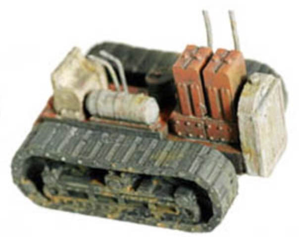 N Scale - Model Tech Studios - JN1082 - Accessories, Construction, Crawler, Tractor - Painted/Unlettered