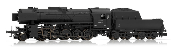 N Scale - Arnold Hornby - HN2333S - Locomotive, Steam, 2-10-0 DRG Class 42 - Deutsche Reichsbahn - 42 512